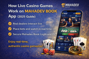 Read more about the article How Live Casino Games Work on Mahadev Book App