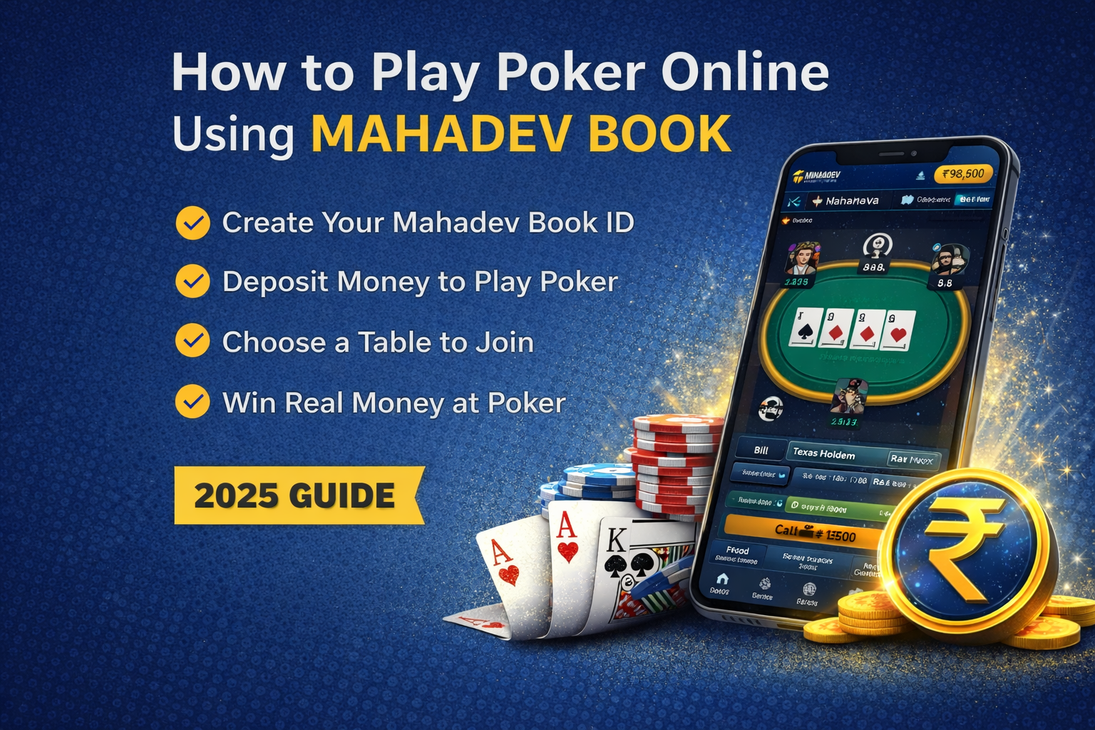 You are currently viewing How to Play Poker Online Using Mahadev Book