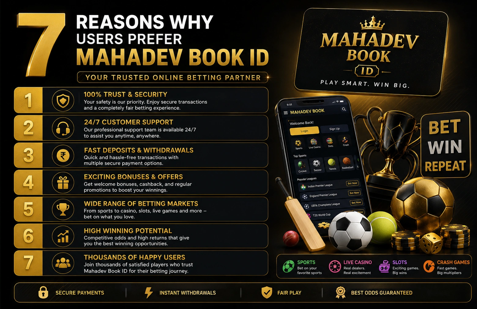 Read more about the article 7 Reasons Why Users Prefer Mahadev Book ID