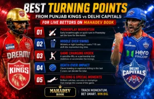 Read more about the article Best Turning Points from Punjab Kings vs Delhi Capitals for Live Bettors on Mahadev Book