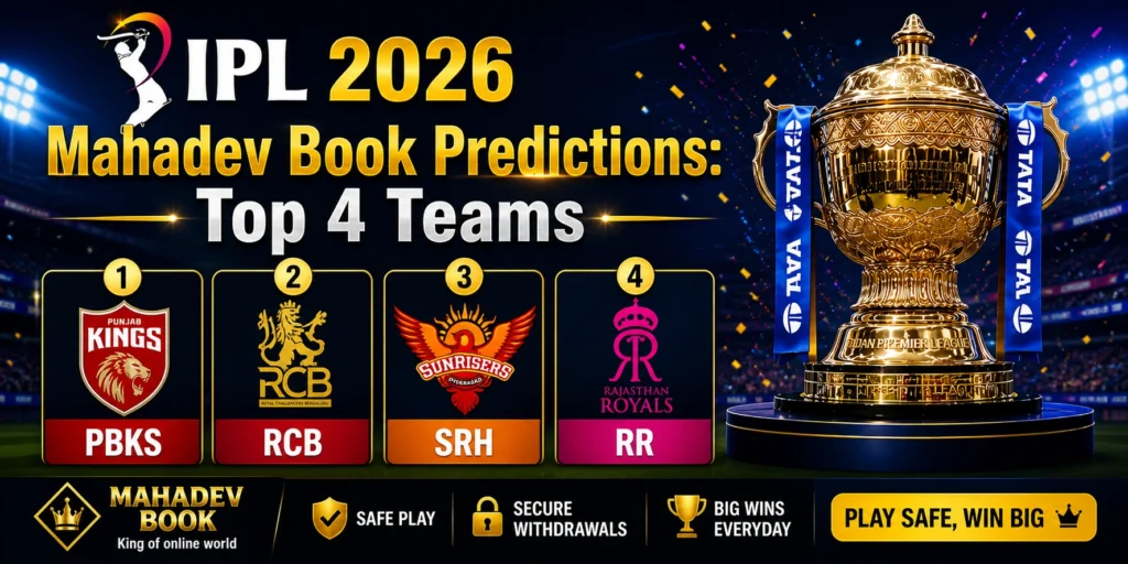 Mahadev Book Predictions Top 4 Teams