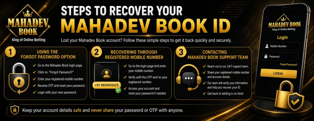 Steps to Recover Your Mahadev Book ID