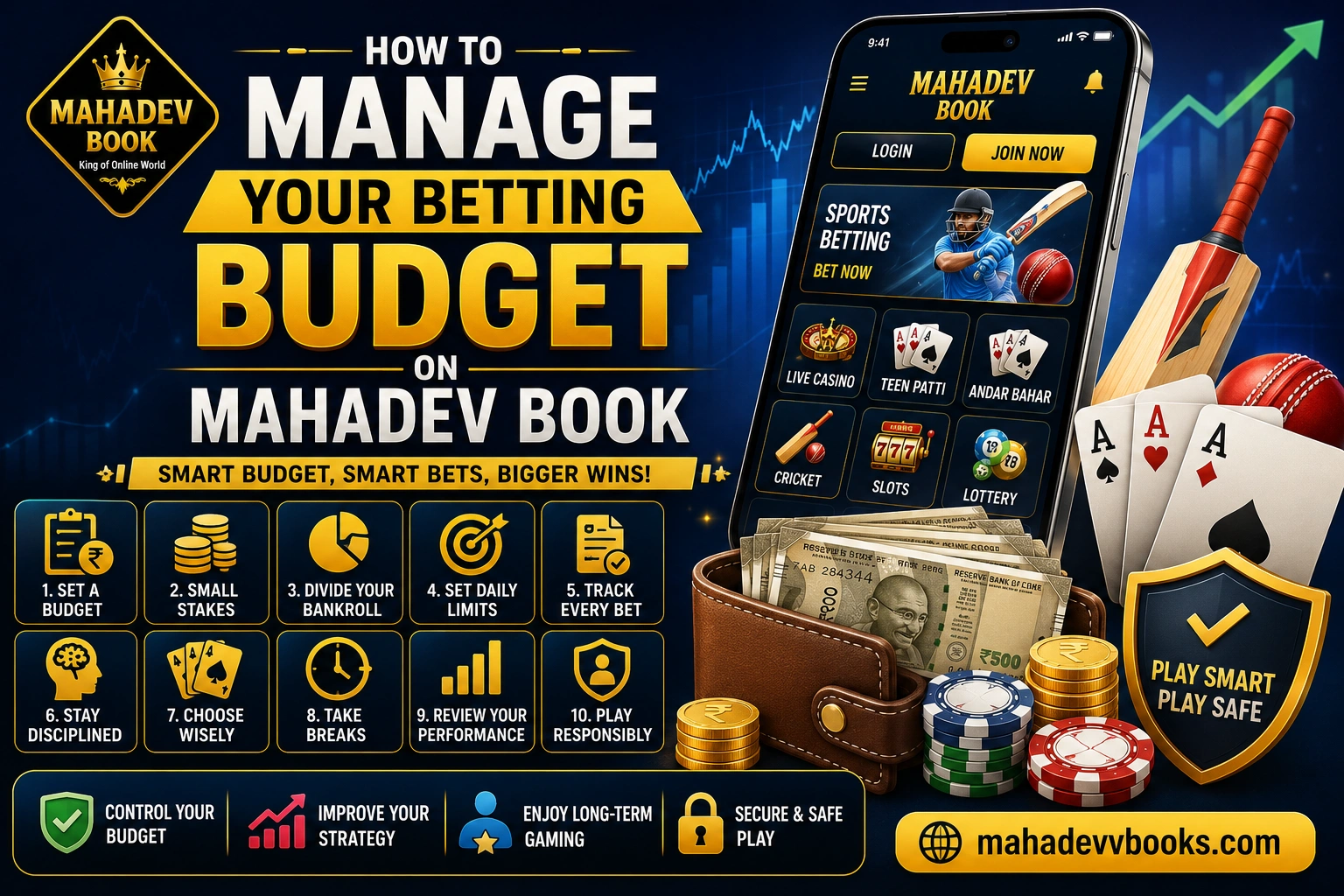Read more about the article How to Manage Your Betting Budget on Mahadev Book
