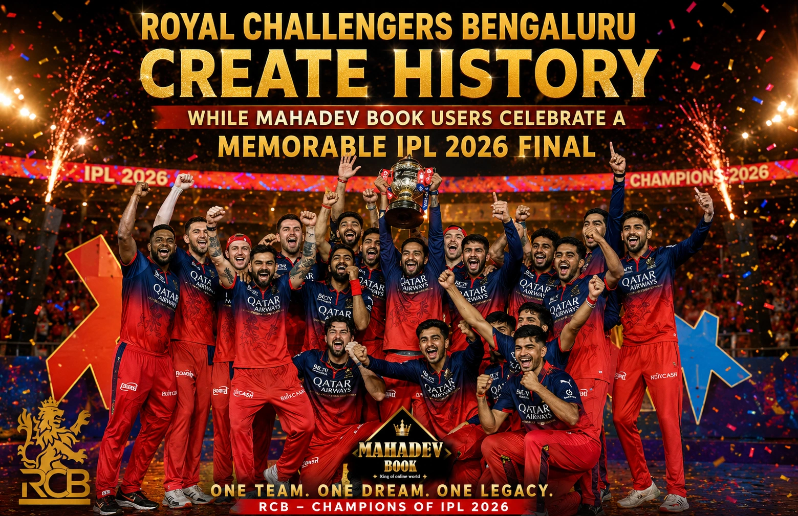 Read more about the article RCB vs GT IPL 2026 Final Highlights on Mahadev Book: Betting Fans Witness Historic RCB Title Win