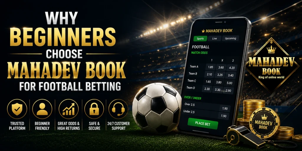 Why Beginners Choose Mahadev Book for Football Betting