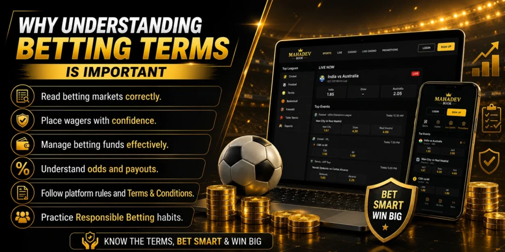 Why Understanding Betting Terms is Important