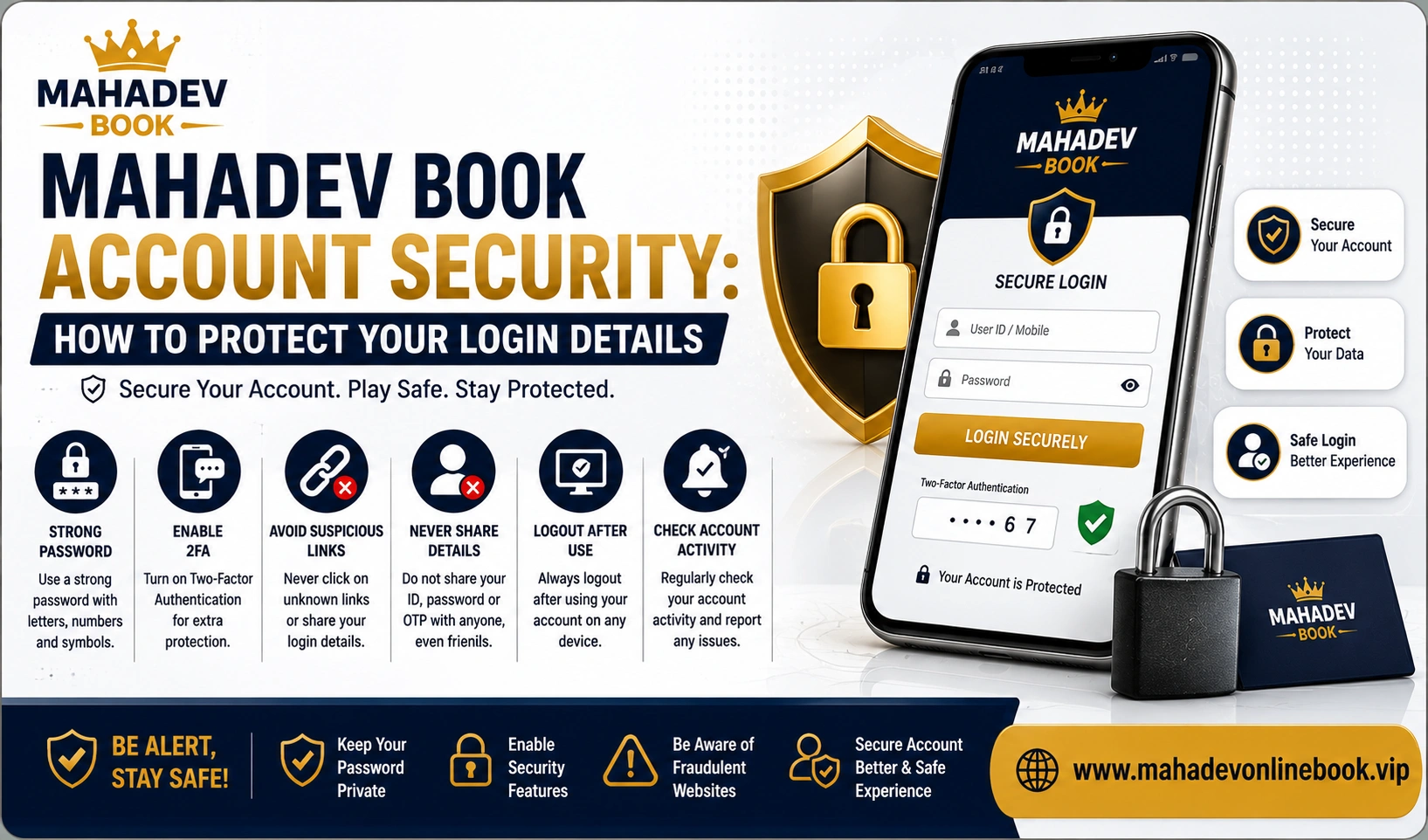 Read more about the article Mahadev Book Account Security: How to Protect Your Login Details