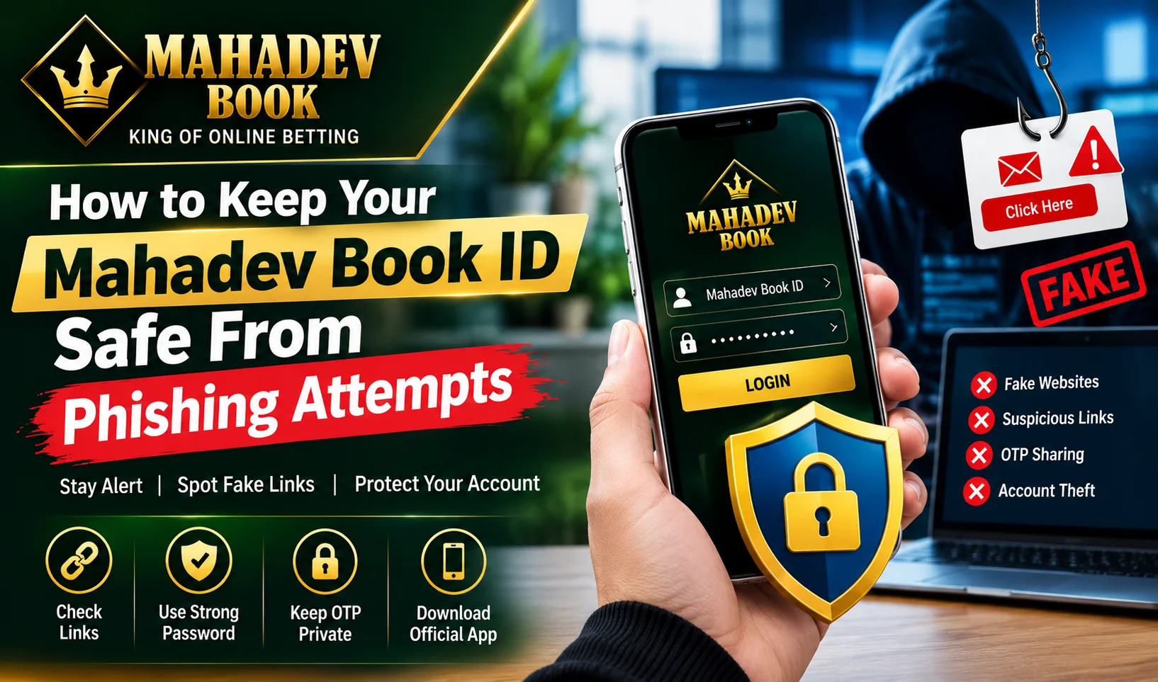 Read more about the article How to Keep Your Mahadev Book ID Safe From Phishing Attempts